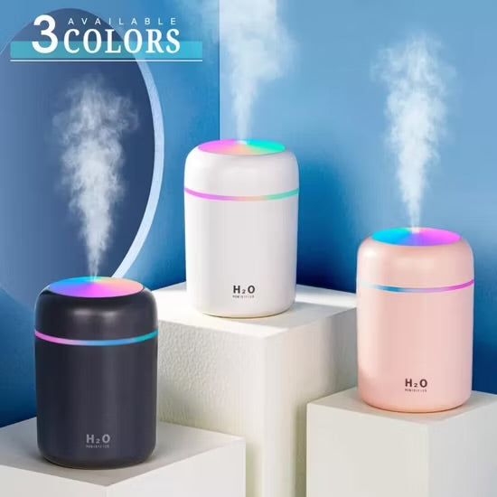 💧🌈 HUMIDIFICADOR PORTÁTIL H2O USB + 1 ESENCIA INCLUIDA – FRESCURA Y AROMA PARA TUS ESPACIOS ✨🌸

💰 RD$795