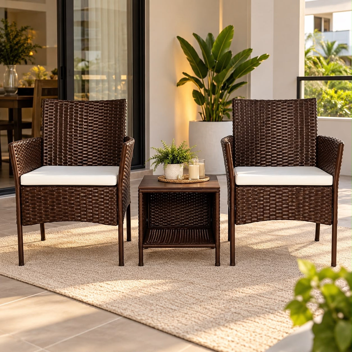 Juego de Terraza de 3 Piezas en Ratan Sintético – Elegancia y Comodidad

🆔 (Cod. 681108-2 Marrón) 

💰 Precio: RD$8,995
