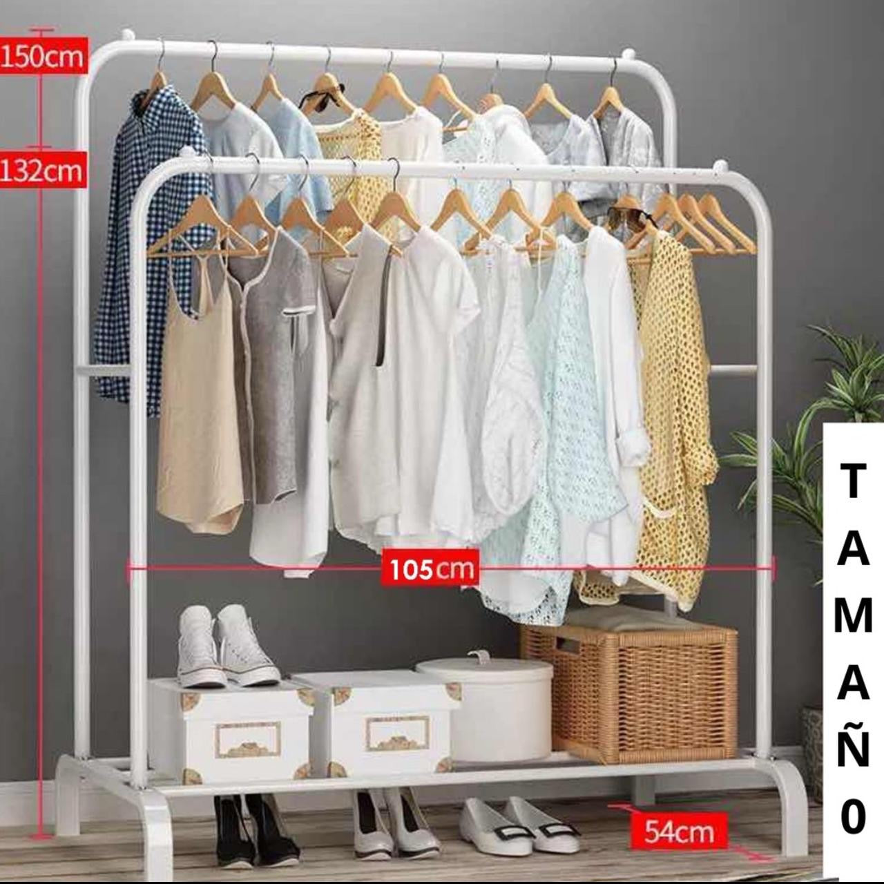 ✨👗 PERCHERO DOBLE, ORGANIZADOR DOBLE PARA ROPA – MÁS ESPACIO, MÁS ORDEN Y MÁS ESTILO 👗✨ (Cod.yp205)

💰RD$1,495