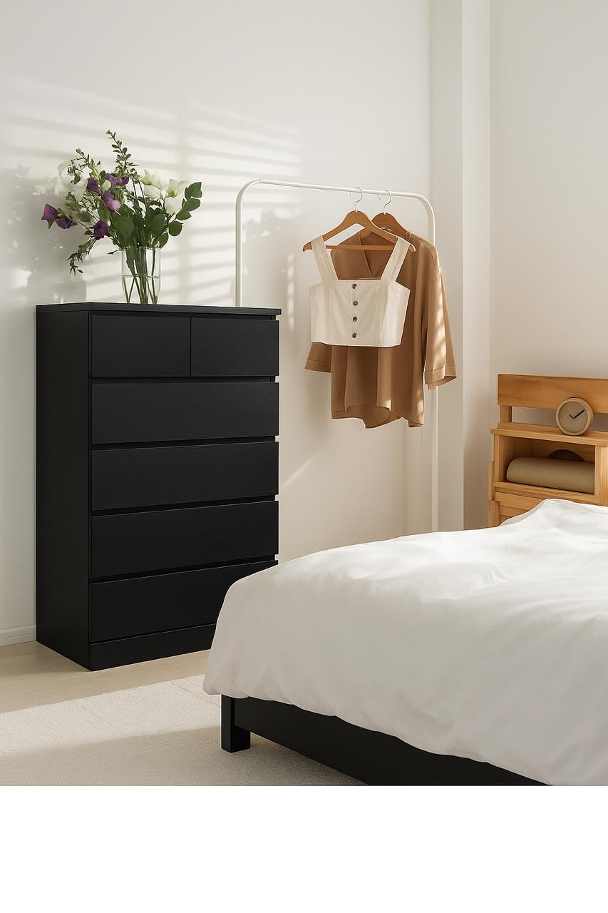 Closet Moderno 6 Gavetas – Negro Premium (Alta Capacidad) (Cod.250100-1)
💰RD$4,995