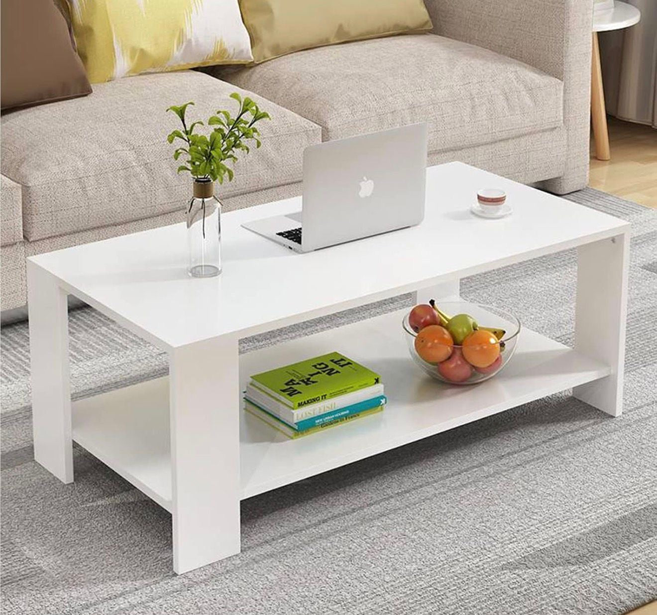 🛋️✨ Mesa de Centro Moderna con Doble Nivel – Diseño Elegante y Funcional ✨🛋️ (Cod. 25124-2) BLANCO

💰 Precio: RD$2,995