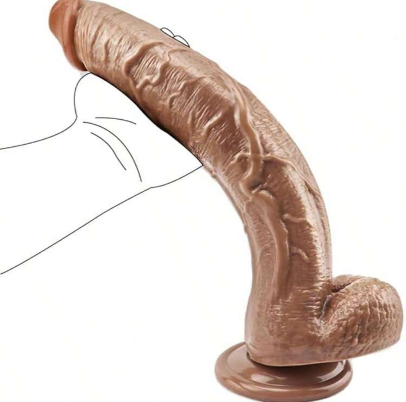 Dildo Realista Extra Grande