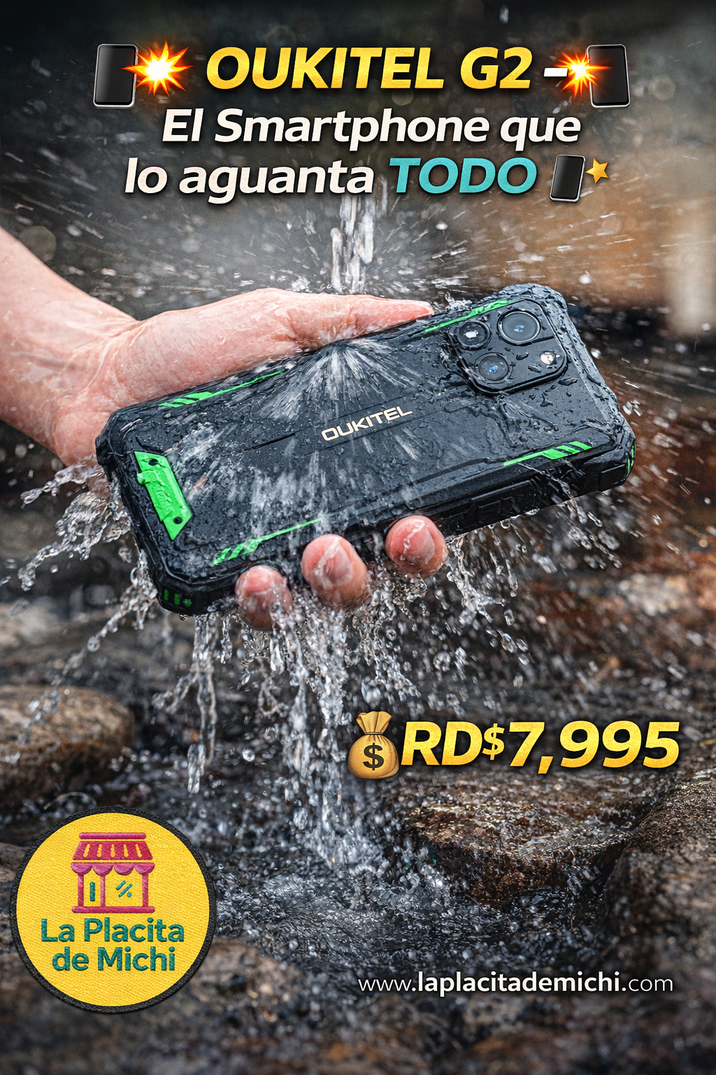 📱💥 OUKITEL G2 – El Smartphone que lo aguanta TODO 💥📱