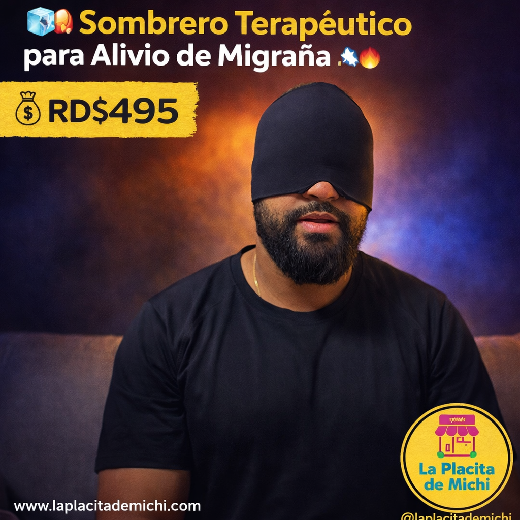 🧊🔥 Sombrero Terapéutico para Alivio de Migraña 🔥🧊

💰 RD$495