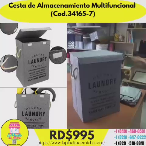 Cesta de Almacenamiento Multifuncional 
(Cod.34165-7)